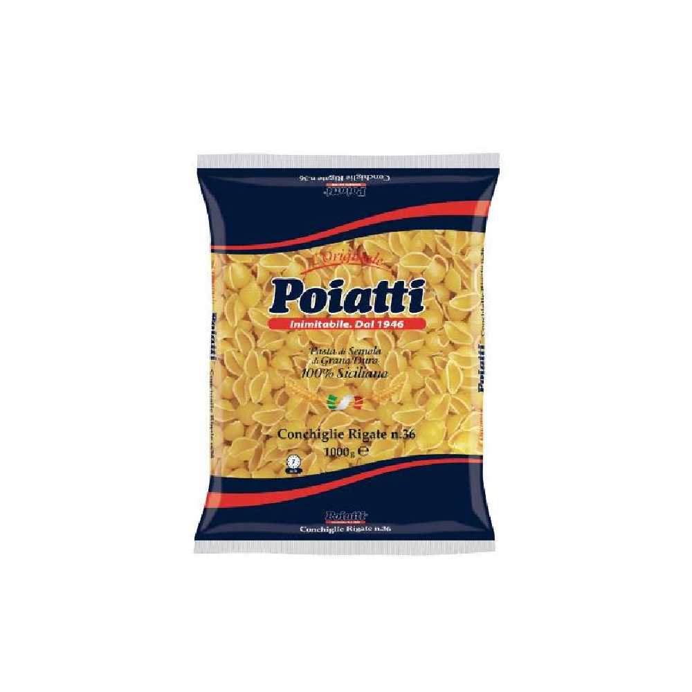 POIATTI N.36 CONCHIGLIE RIGATE 1KG