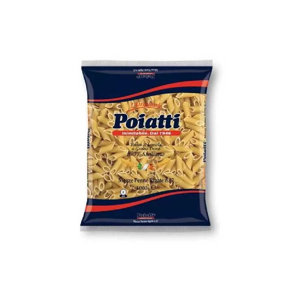 POIATTI N.37 MEZZE PENNE RIGATE 1KG