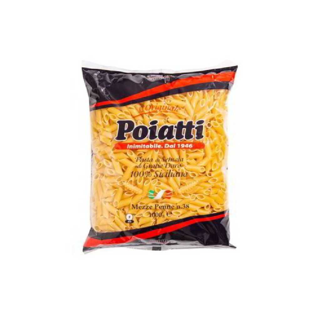 POIATTI N.38 MEZZE PENNE 1KG