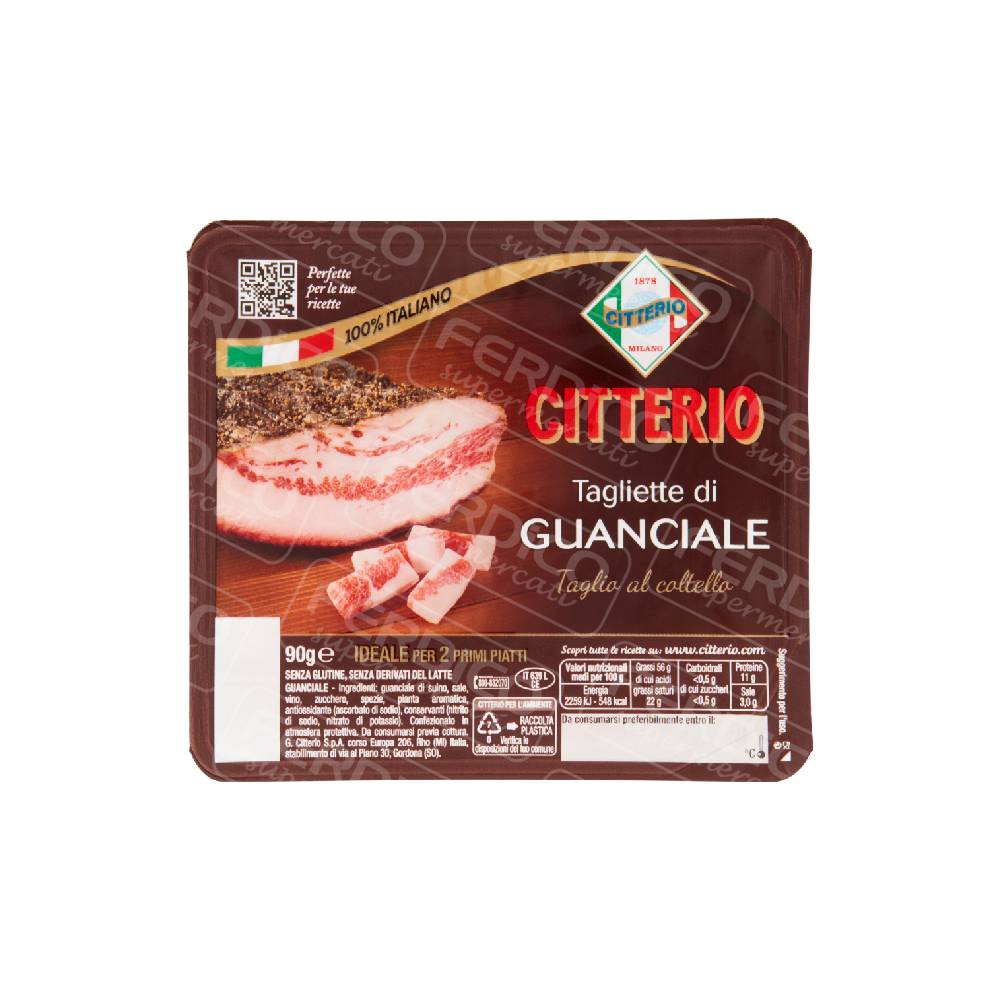 CITTERIO TAGLIETTE GUANC.90GR