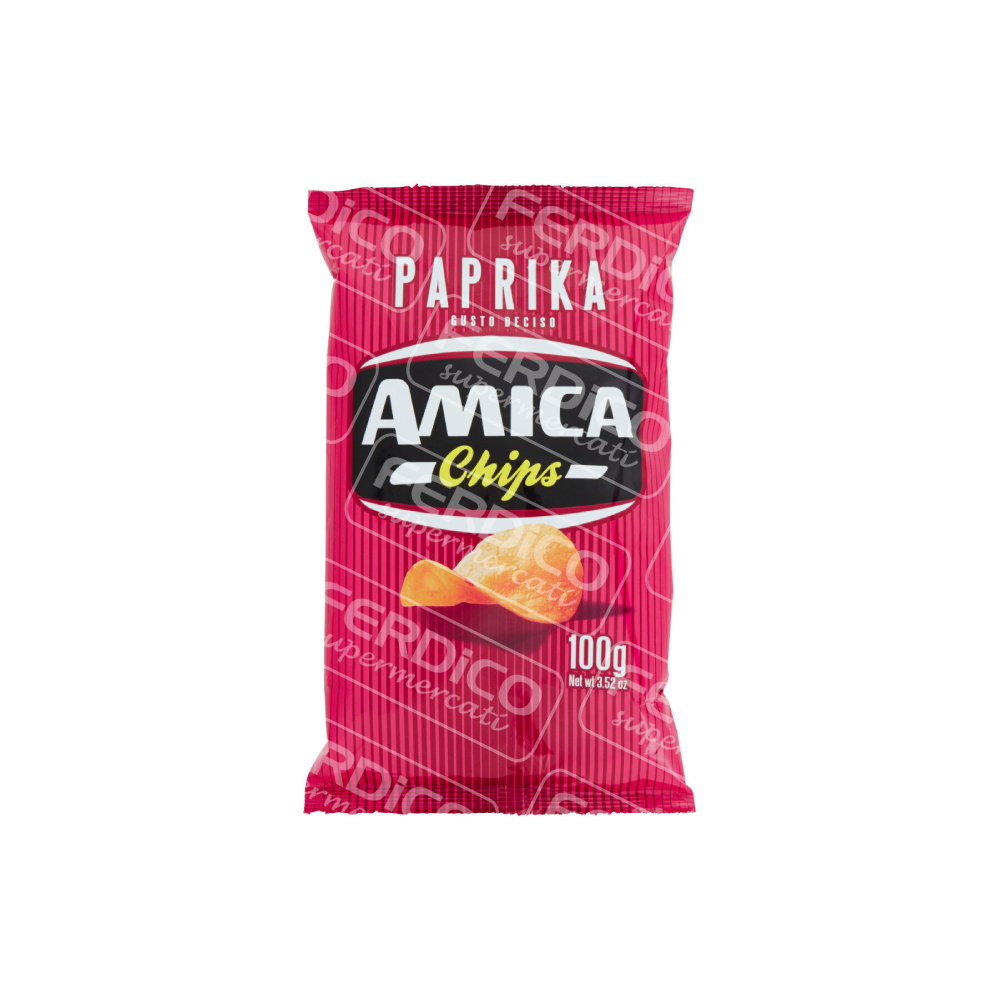 AMICA CHIPS PAT.PAPRIKA GR.100