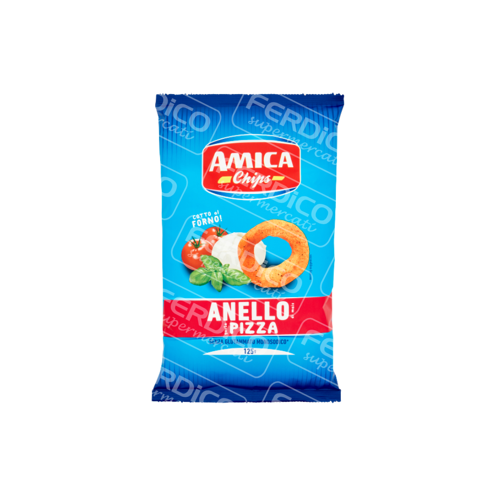 AMICA CHIPS ANELLI PIZZA G125