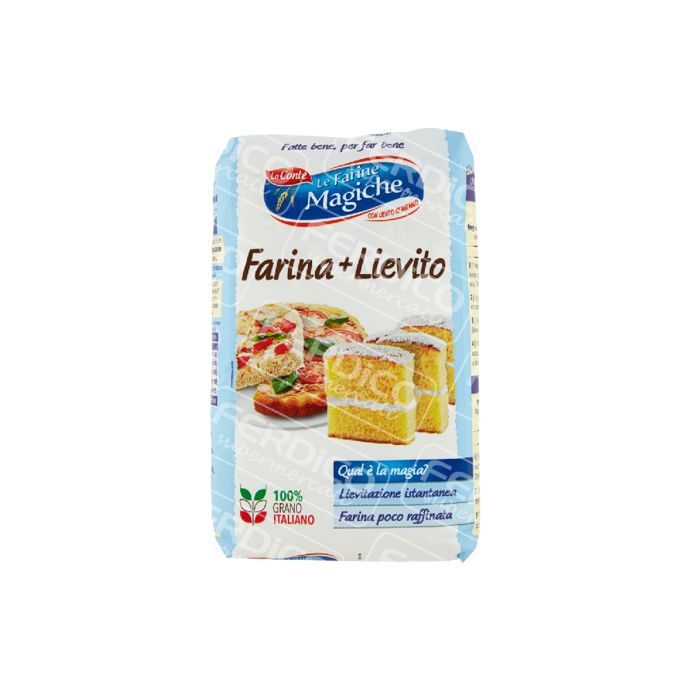 LO CONTE FARINA + LIEVITO KG.1