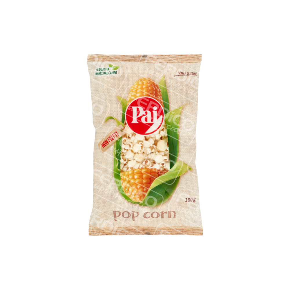 PAI SNACK POP CORN TRASP.GR100