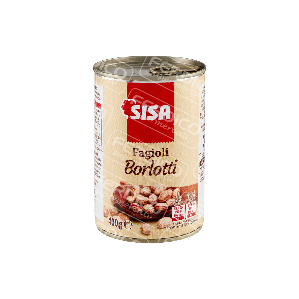 SISA FAGIOLI BORLOTTI GR.400