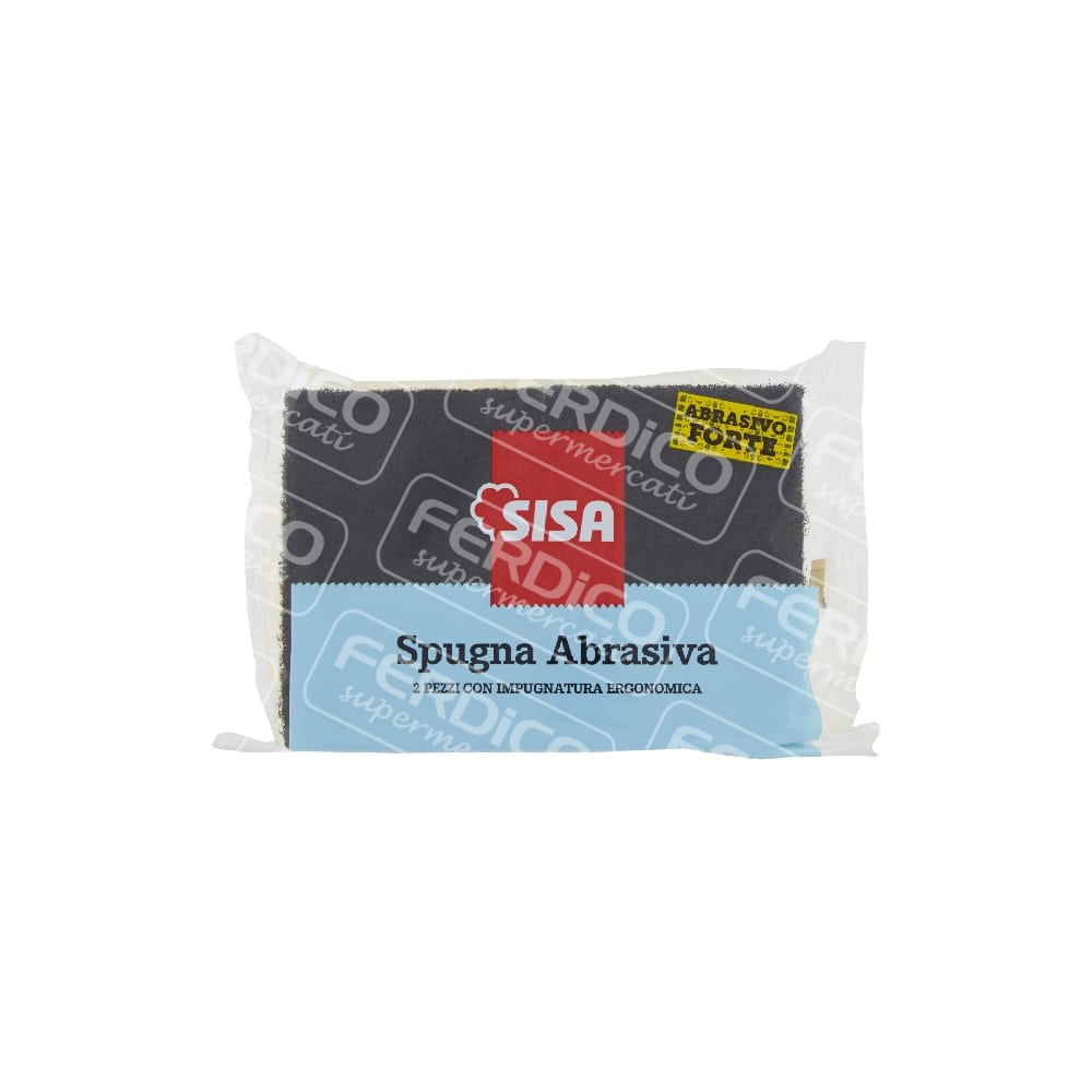 SISA SPUGNA ABRASIVA FORTE2PZ