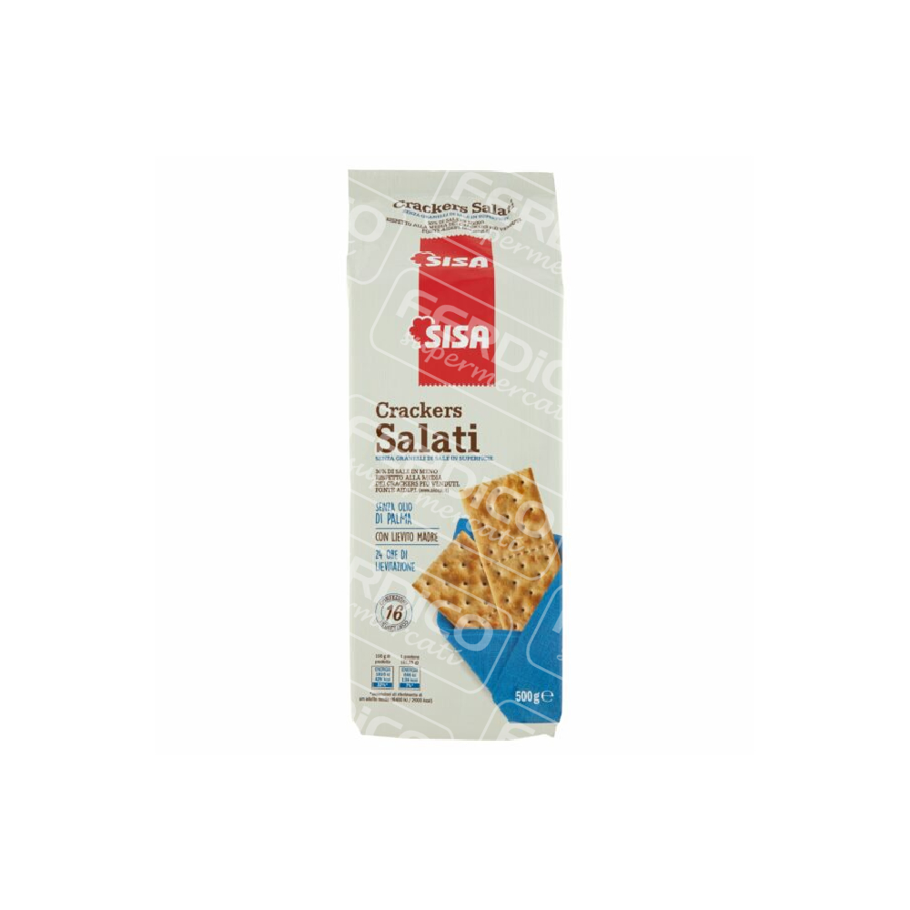 SISA CRACKERS NON SALATI 500GR