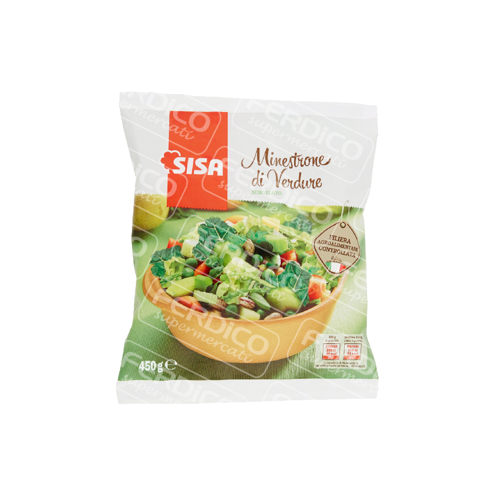 SISA MINESTRONE 15 VERD.GR.450