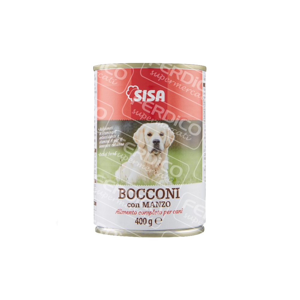 SISA BOCCONI CANE CARNE GR400