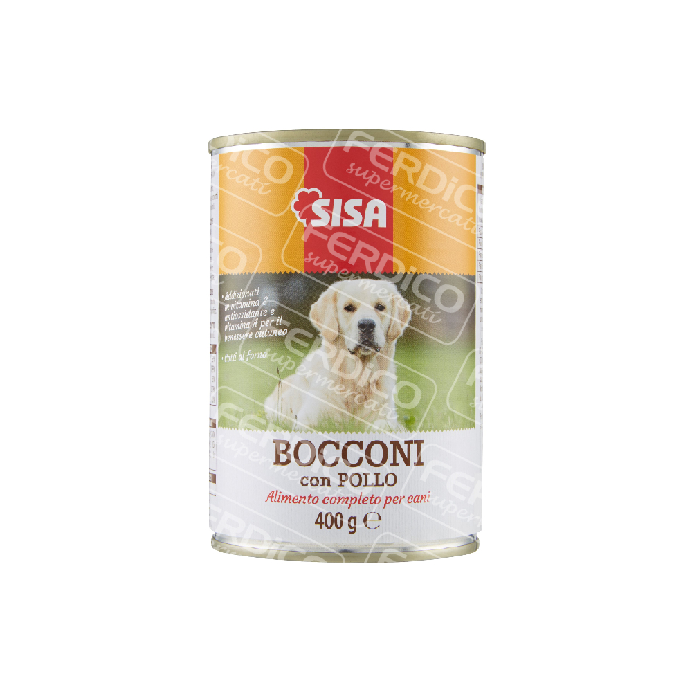 SISA BOCCONI CANE POLLO GR400