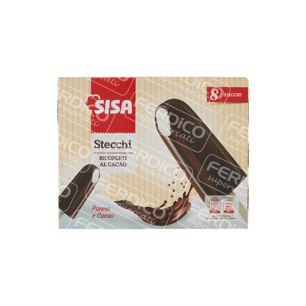 SISA STECCO CACAO X8 GR.400