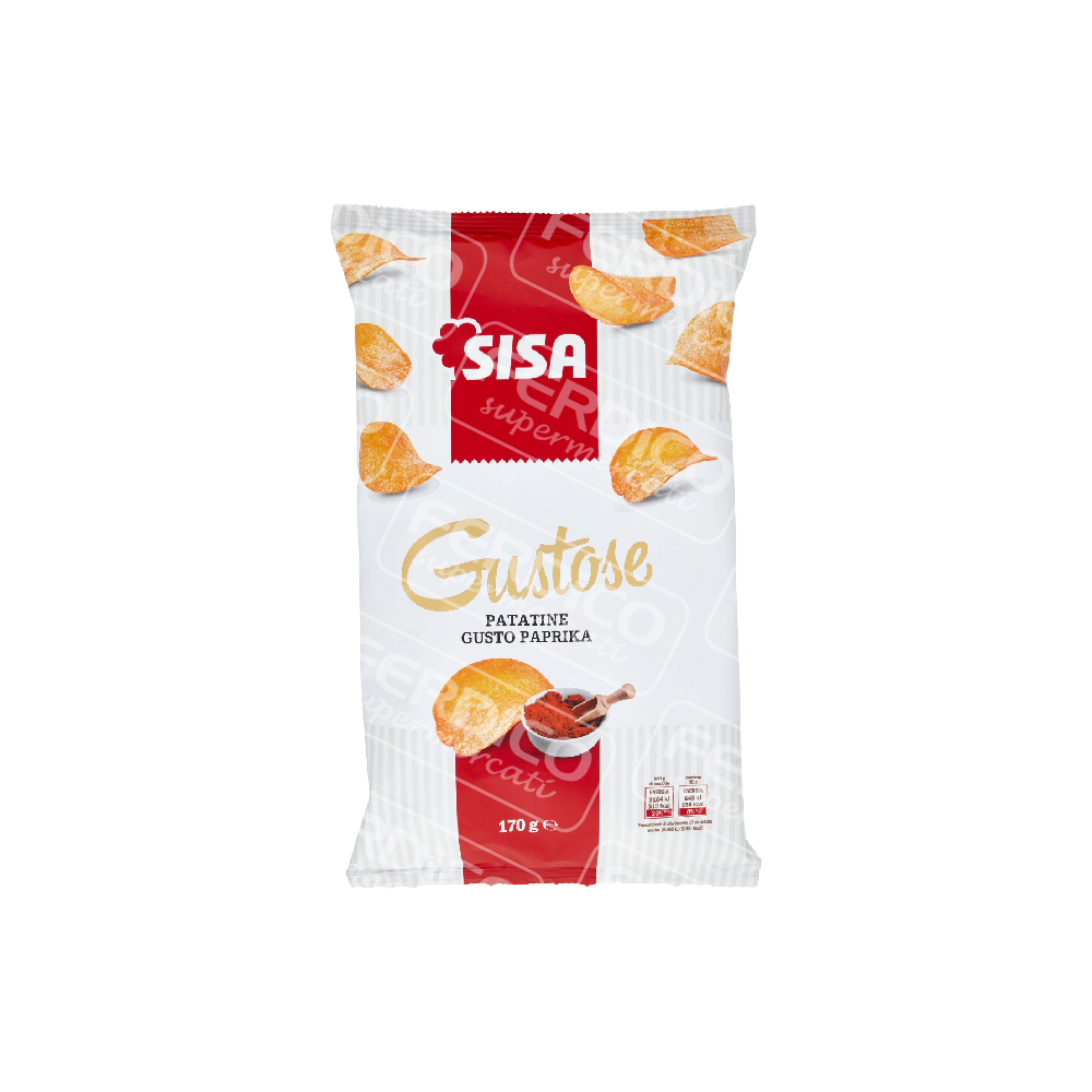 SISA PATATINE PAPRIKA 170 GR