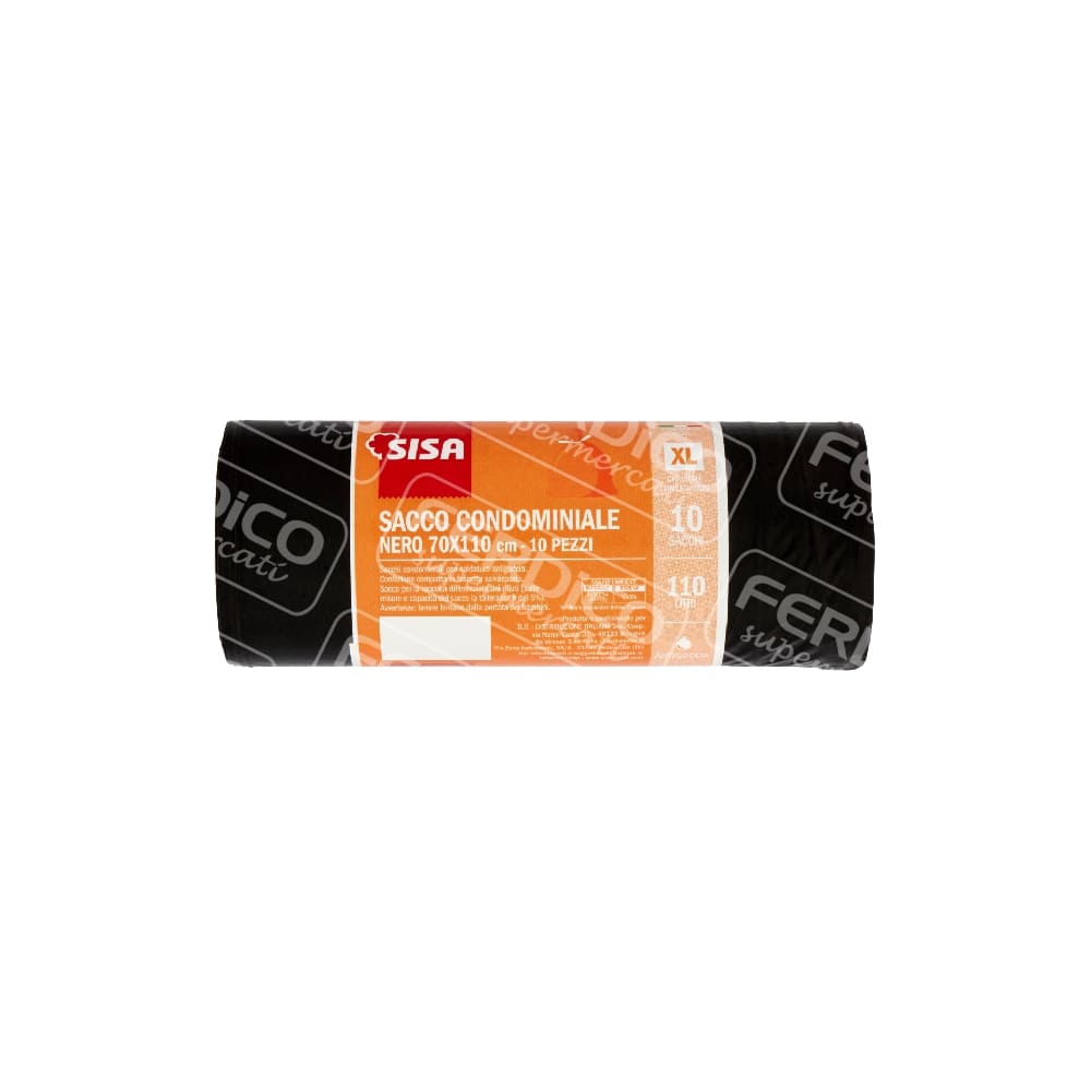 SISA SACCO CONDOM.NERO70X110CM