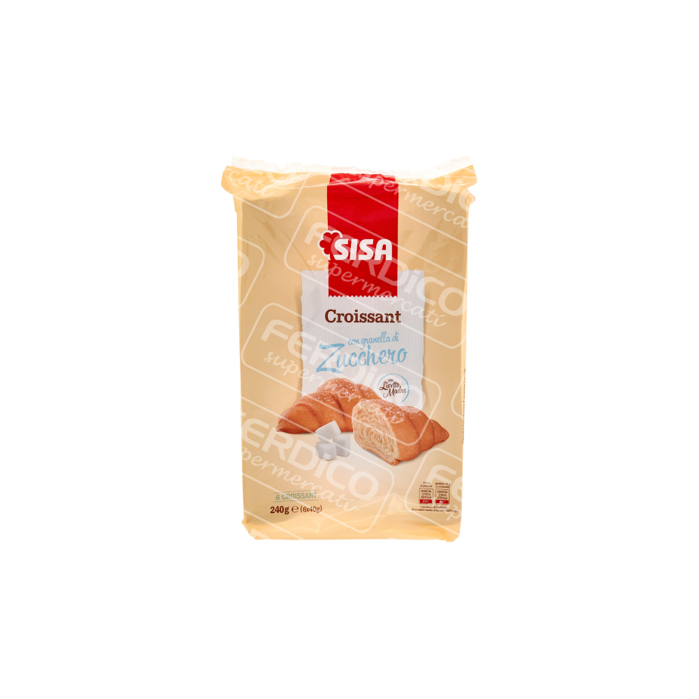 SISA CROISSANT C/ZUCCH. 6PZ