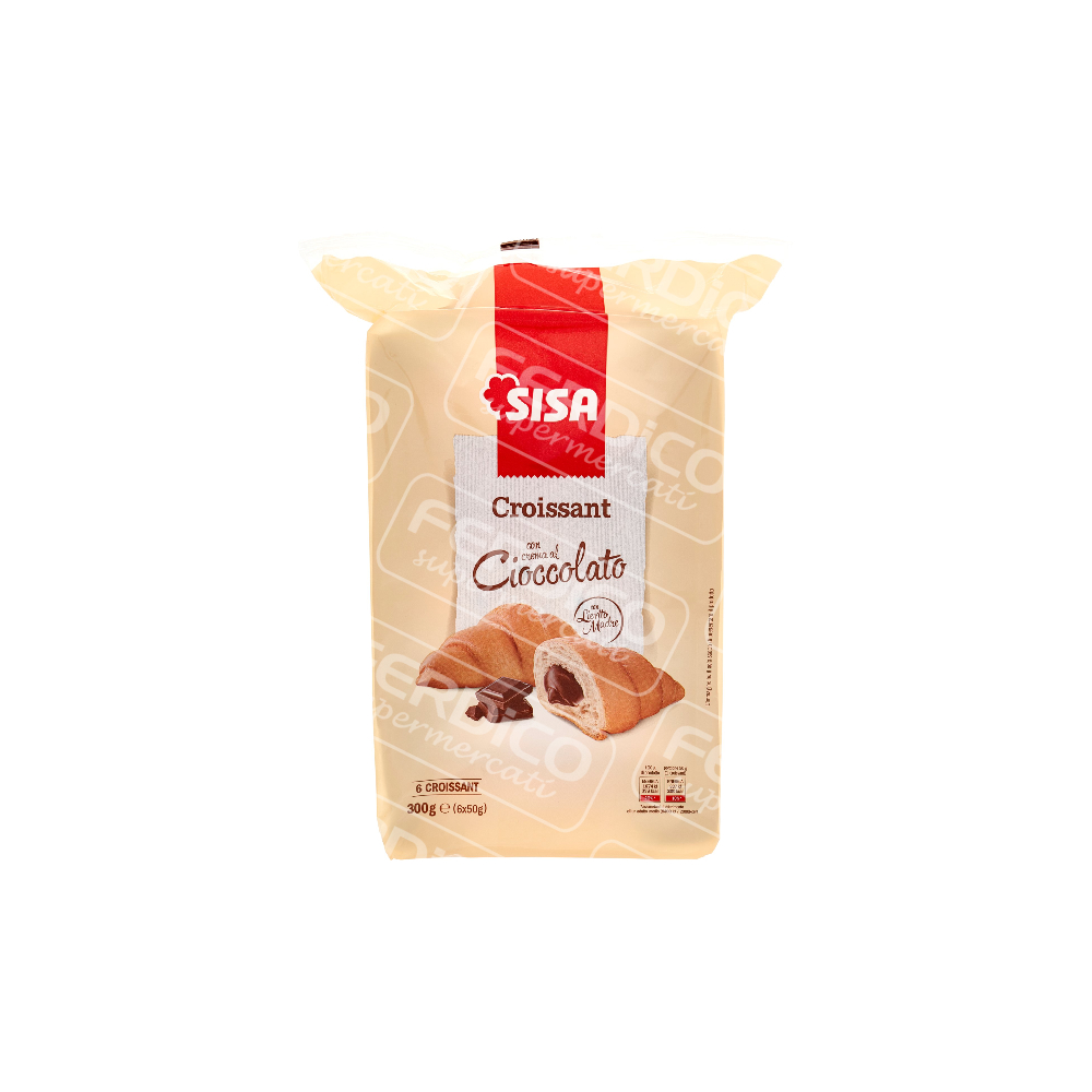 SISA CROISSANT CIOCCOLATO 6PZ