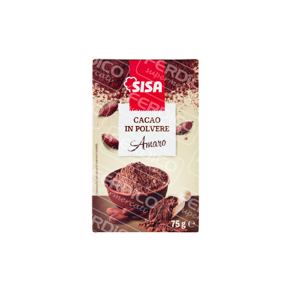 SISA CACAO POLVERE AMARO G75