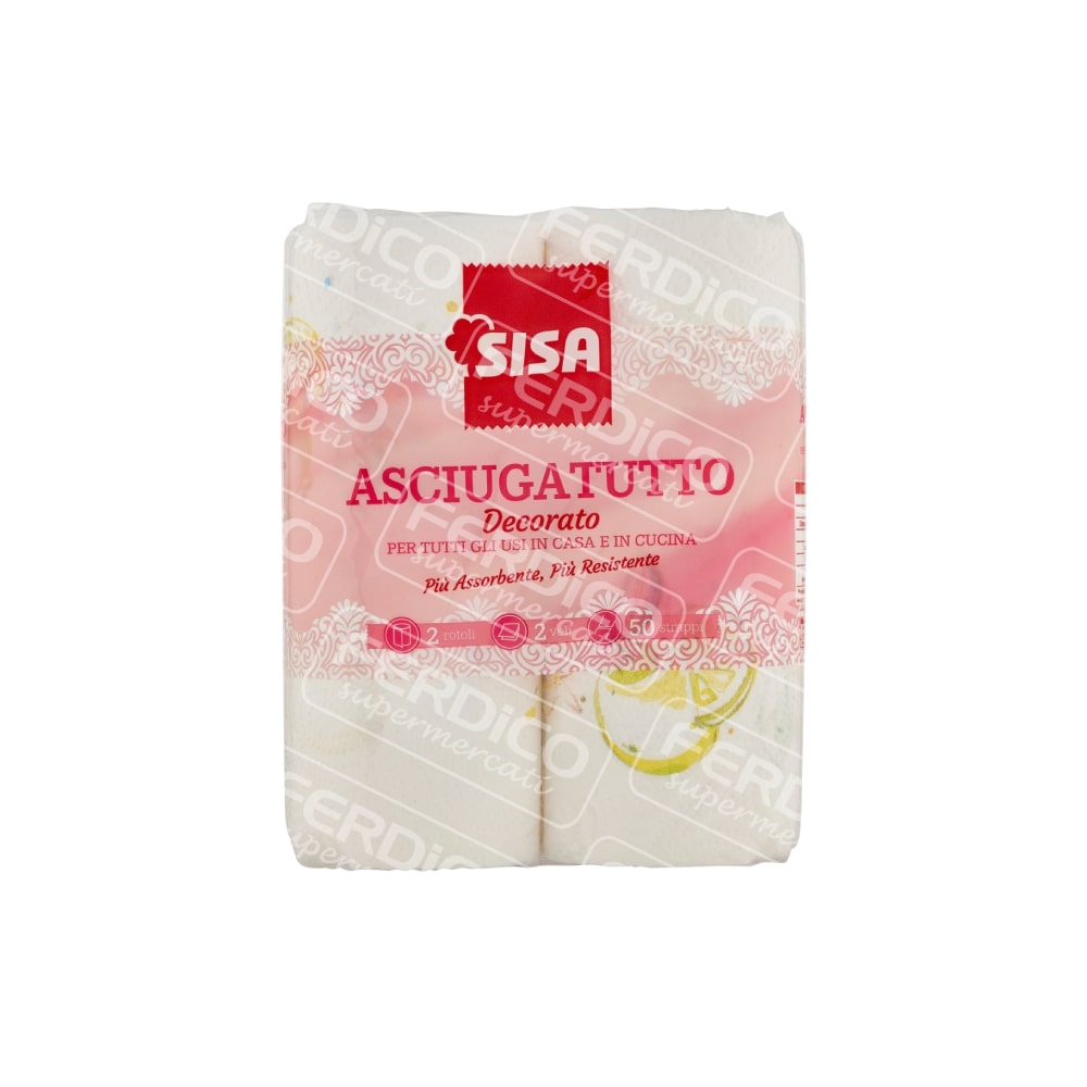 SISA ASCIUGATUTTO DECOR.X2