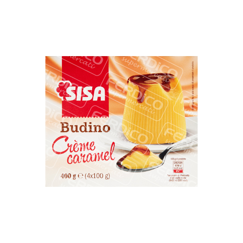 SISA CREME CARAMLE GR100 X4