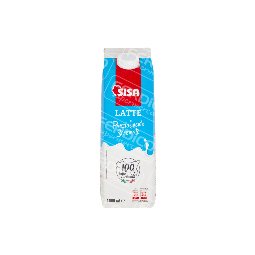 SISA LATTE P/S 100%SICILIA LT1