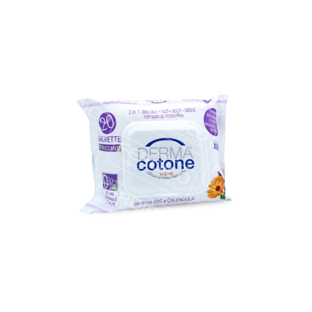 *DERMA COTONE SALVIETT.STRUCCANTI X20