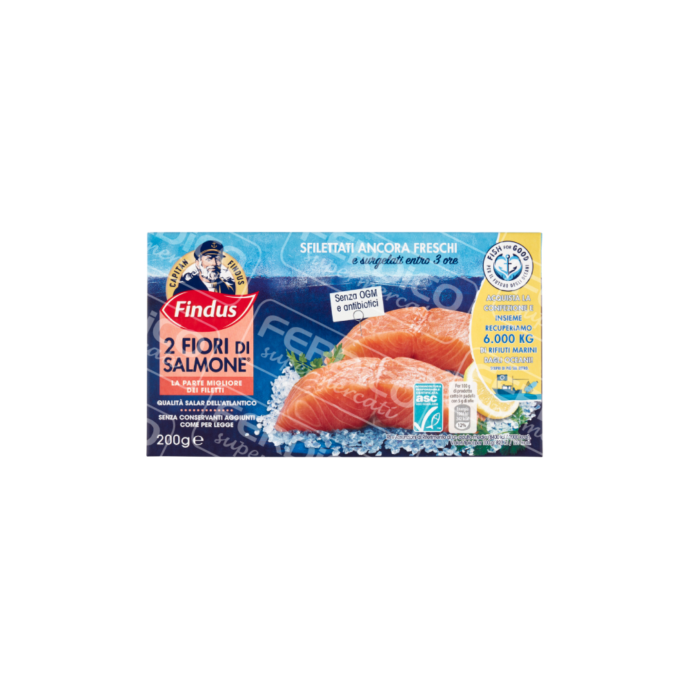 FINDUS FIORI SALMONE GR.200