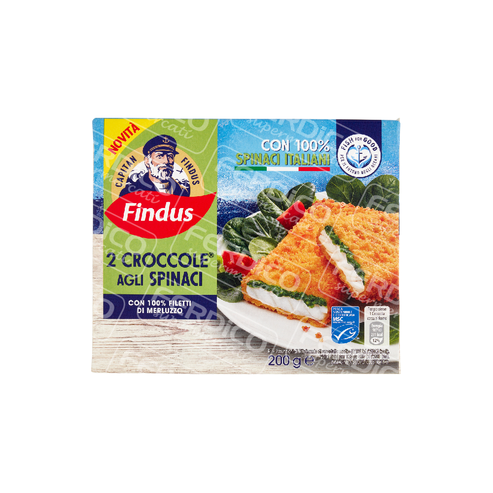 FINDUS CROCCOLE SPINACI GR.200