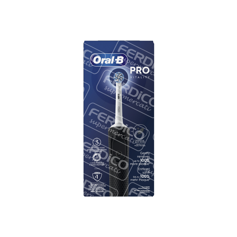 ORAL-B SPAZ.VITALITY BLACK SEN