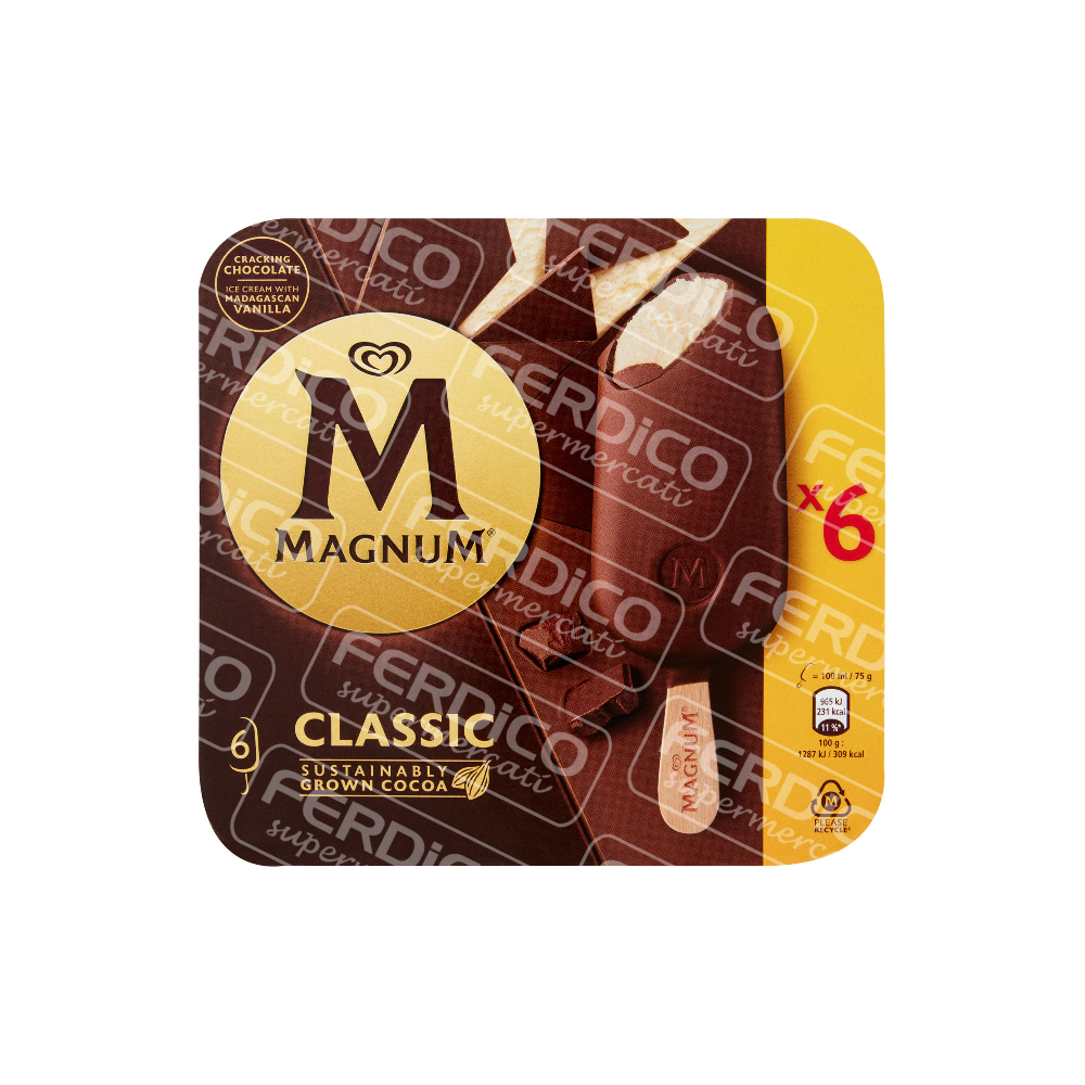 ALGIDA MAGNUM X6 CLASSICO G474