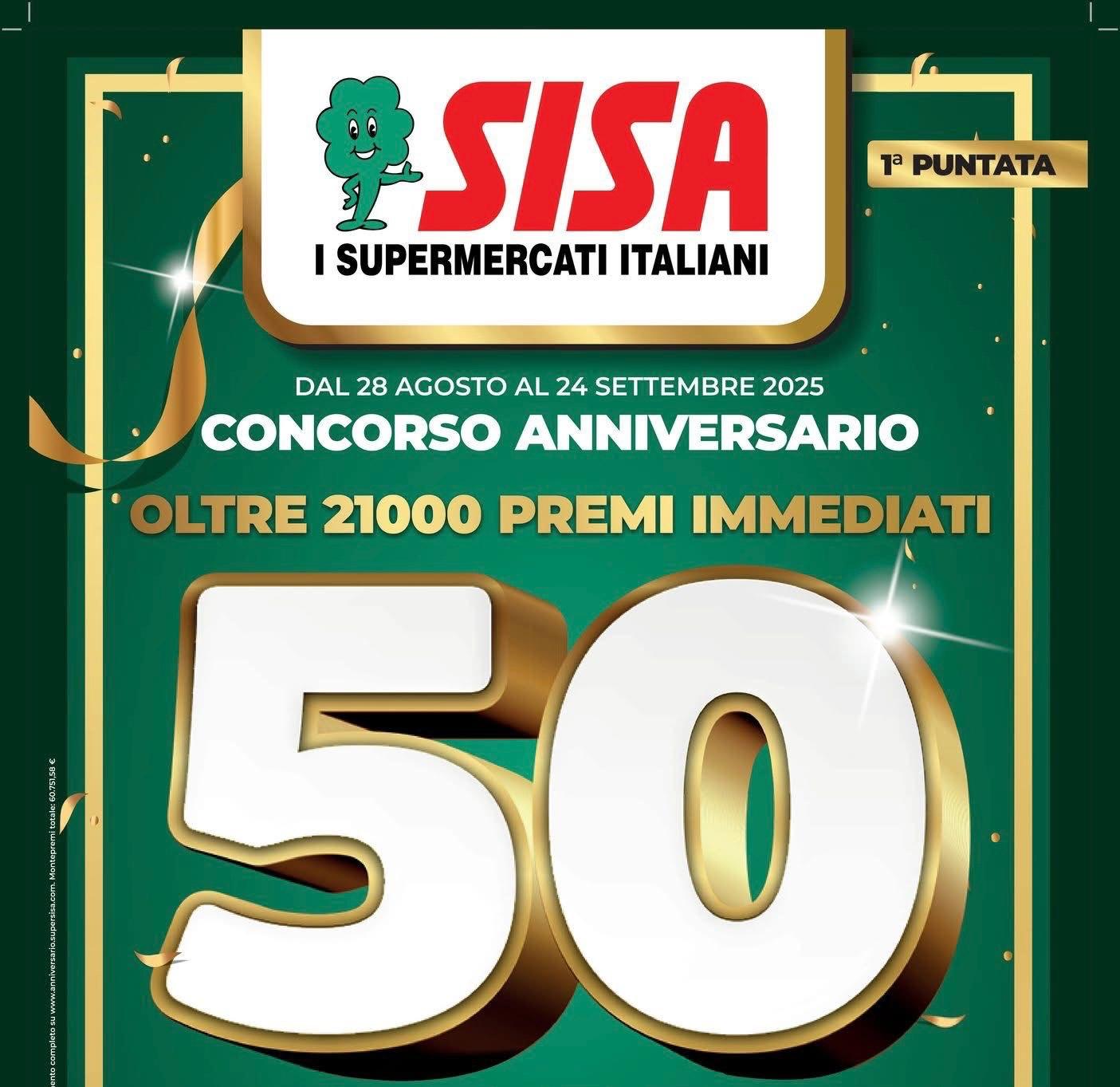 50 Anni di Spesa Italiana dal 28 Agosto al 10 Settembre
